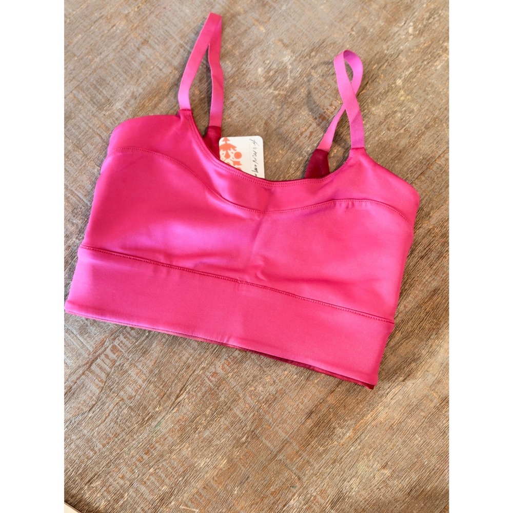 NWT FP Movement Reversible Sports Bra Extra Small XS Pink Berry Gorpcore